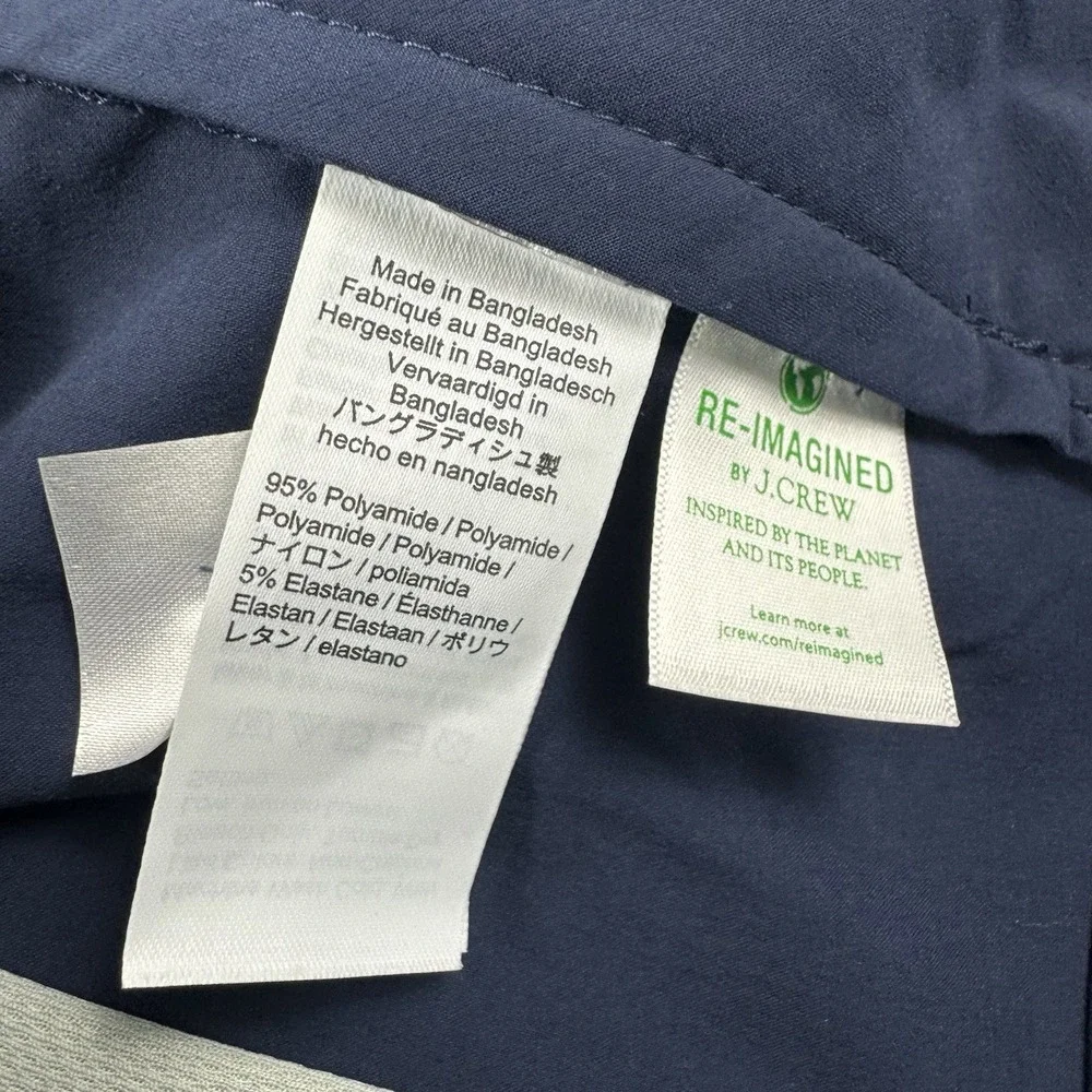 J.CREW Men Blue Stretch Performance Chino Tech Shorts Size 40 7 Inseam H9328 NWT